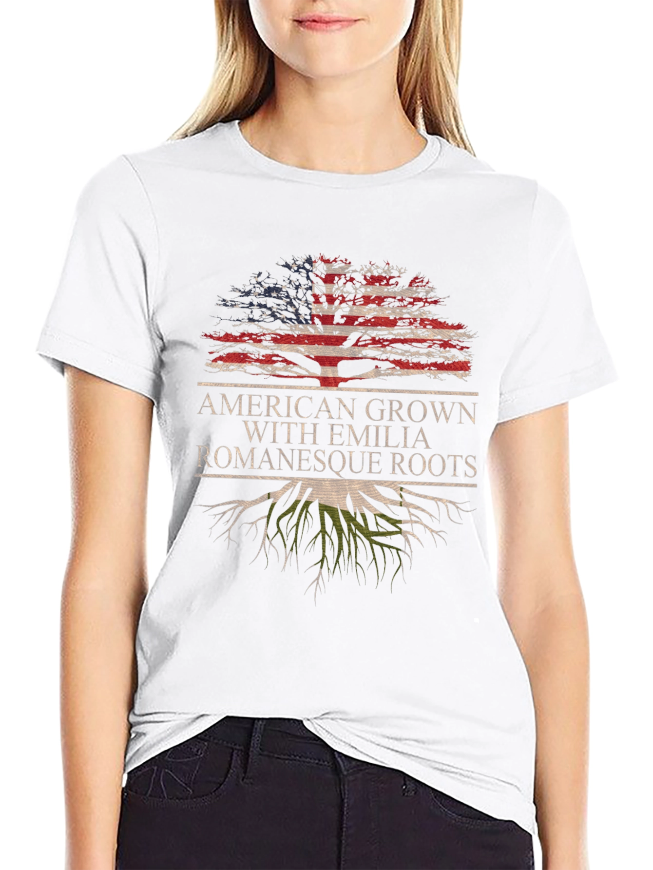 Emilia Romagna Roots USA Pride T-Shirt
