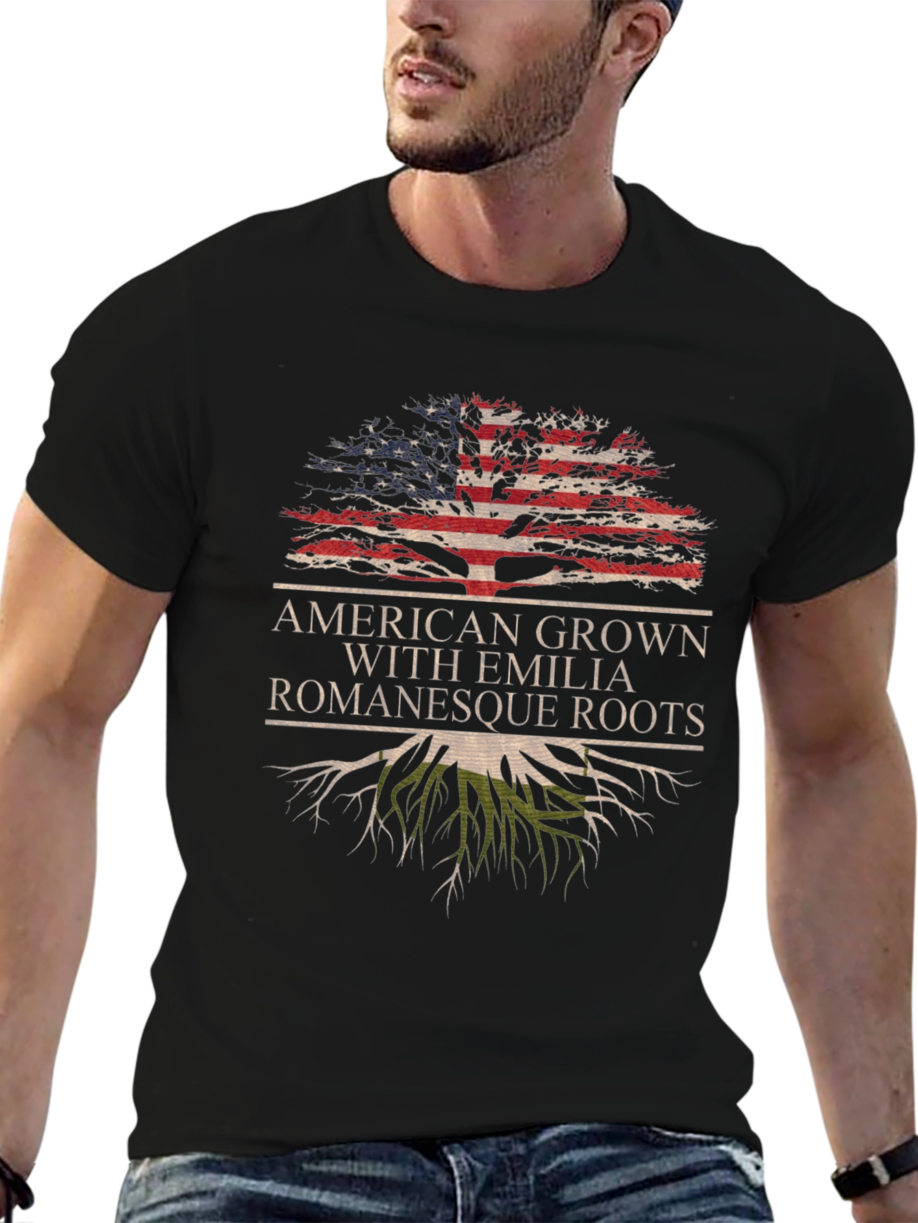 Emilia Romagna Roots USA Pride T-Shirt