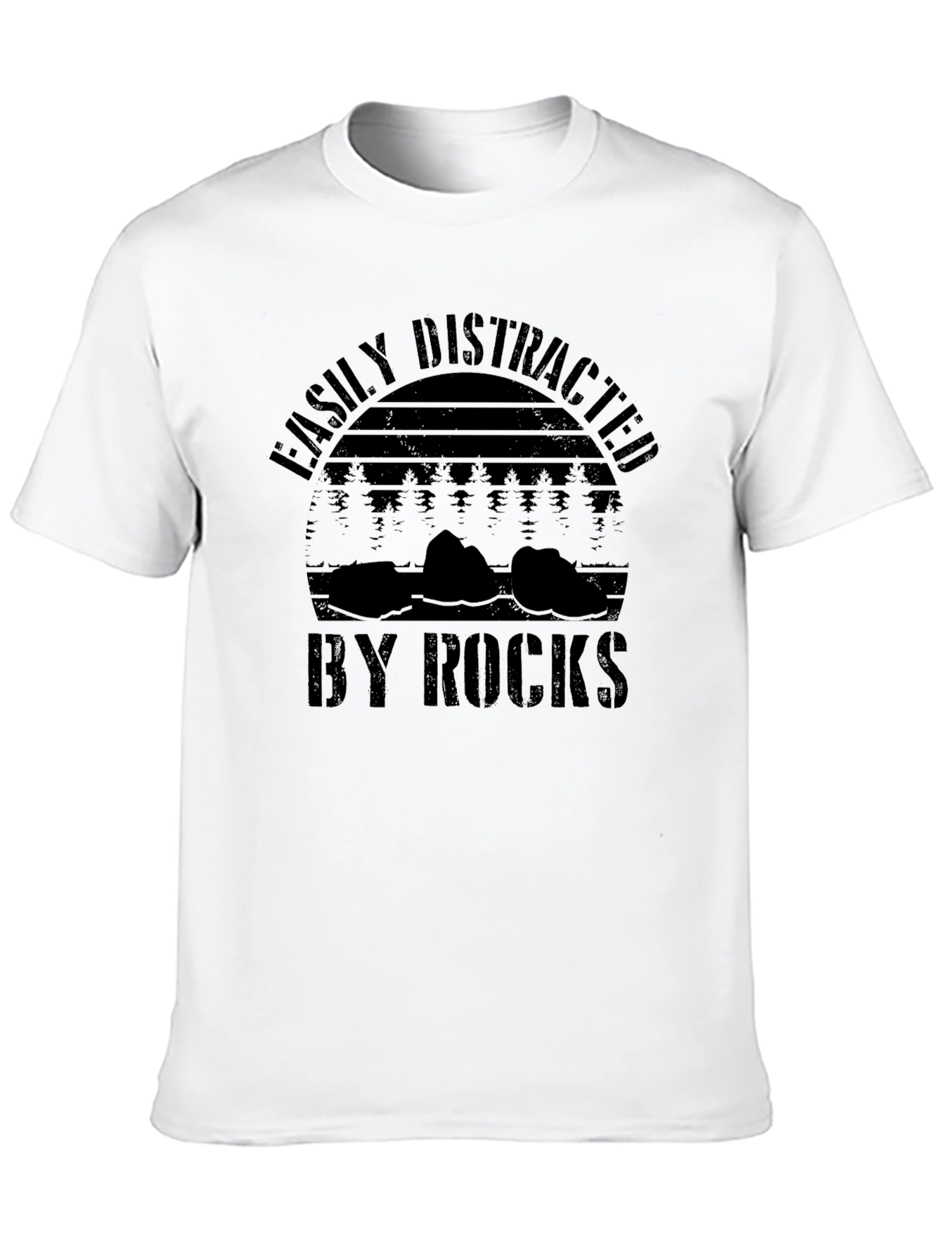 Easily Distracted by Rocks T-Shirt