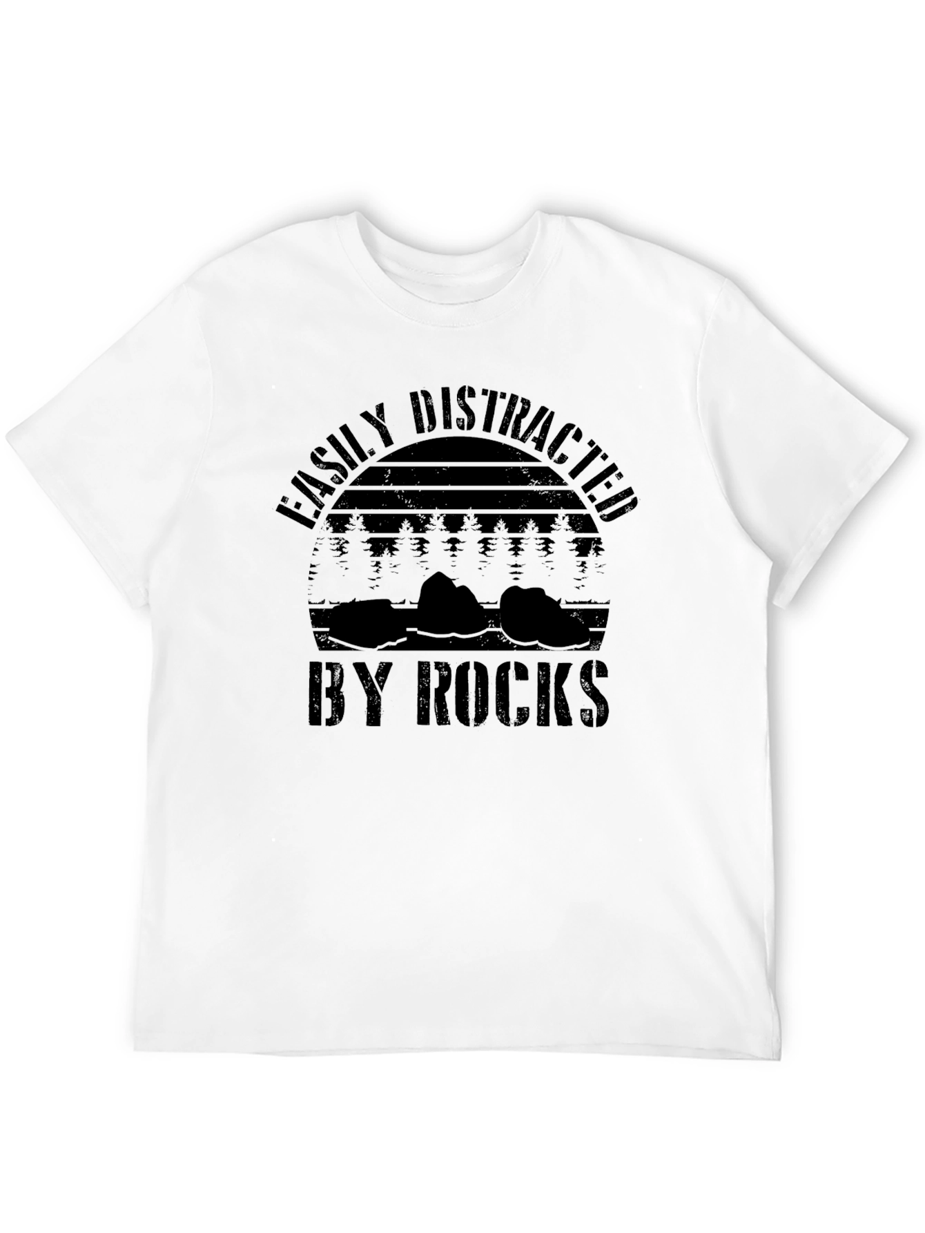 Easily Distracted by Rocks T-Shirt