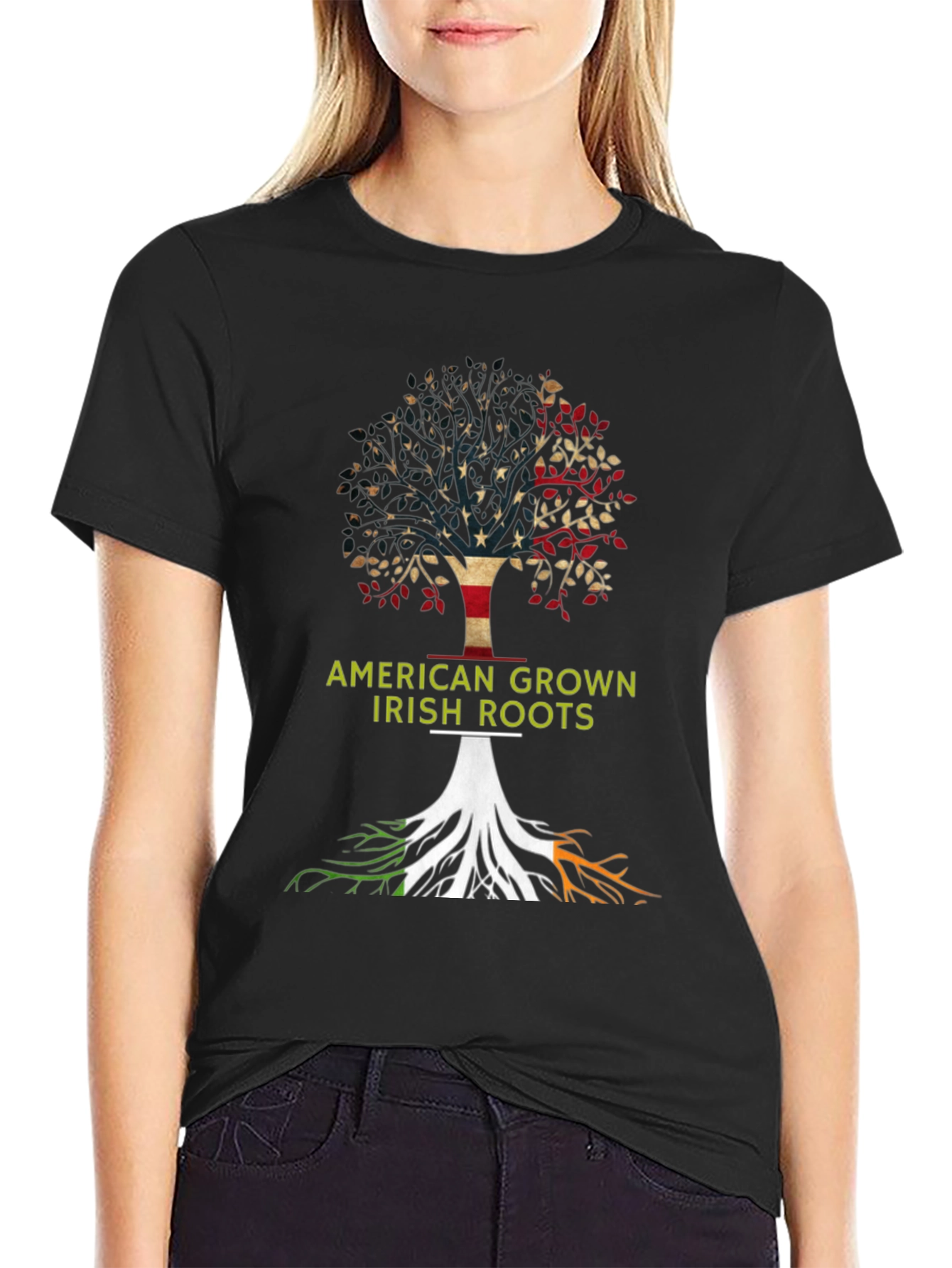 American Grown Irish Roots Graphic Tee