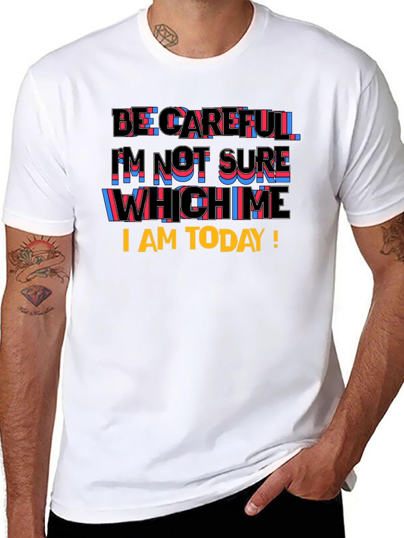 Be Careful Graphic T-Shirt
