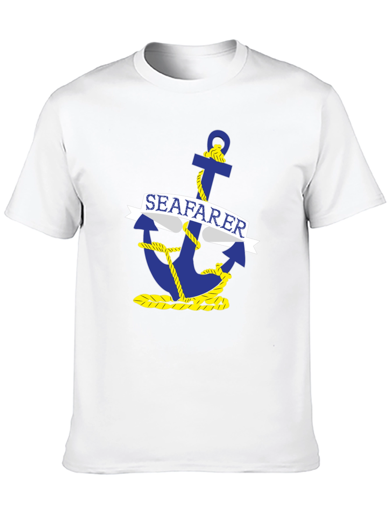 Seafarer Anchor Graphic T-Shirt - Maritime Nautical Tee
