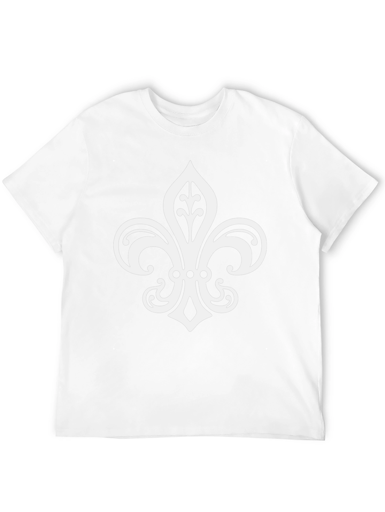 Fleur-de-Lis Graphic T-Shirt - Black Cotton Tee