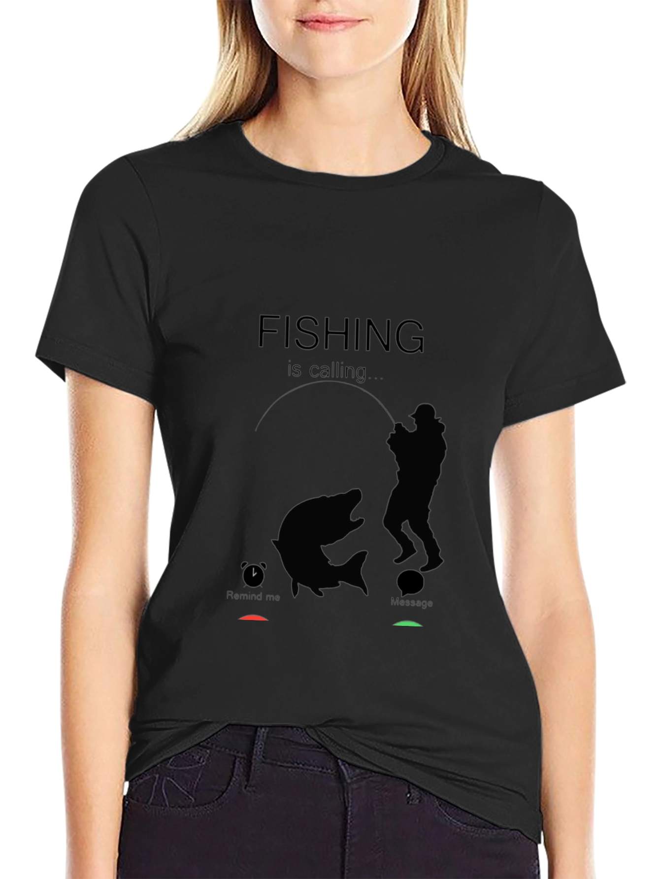 Fishing is Calling T-Shirt - Angler Humor Tee