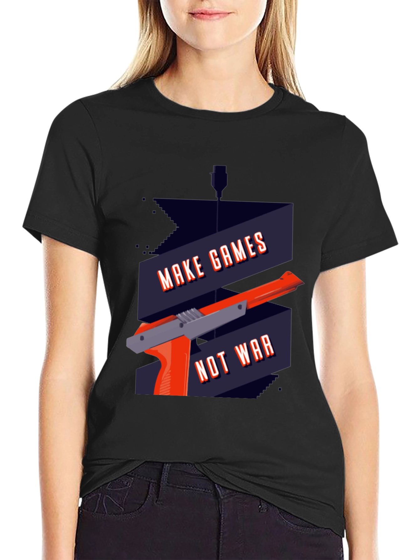Make Games Not War Graphic T-Shirt
