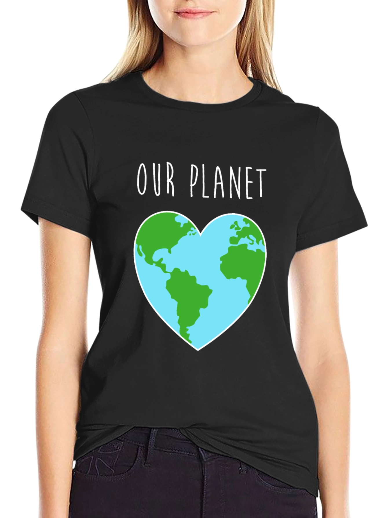 Our Planet Earth Heart Graphic Tee