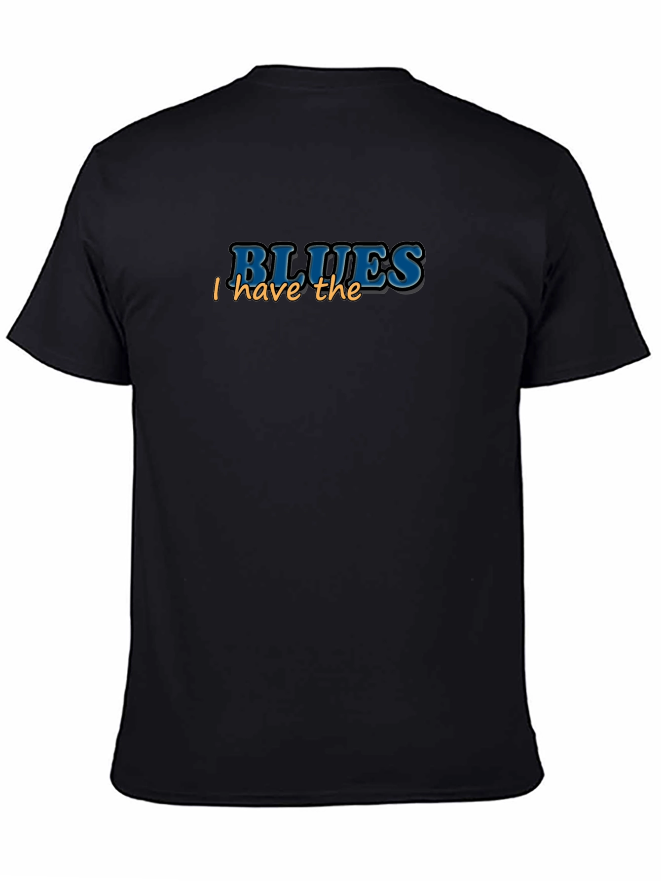 I Have The Blues Black T-Shirt