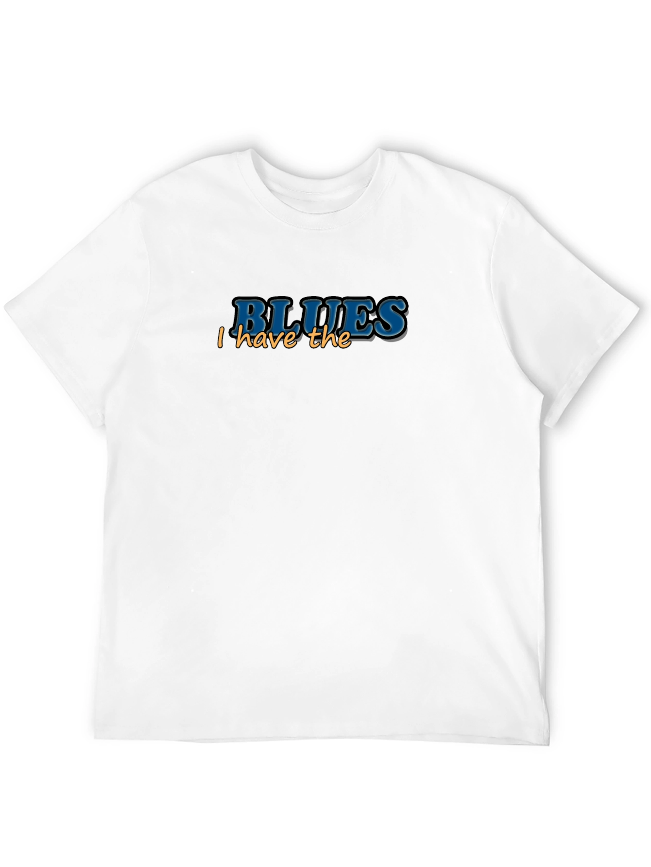 I Have The Blues Black T-Shirt