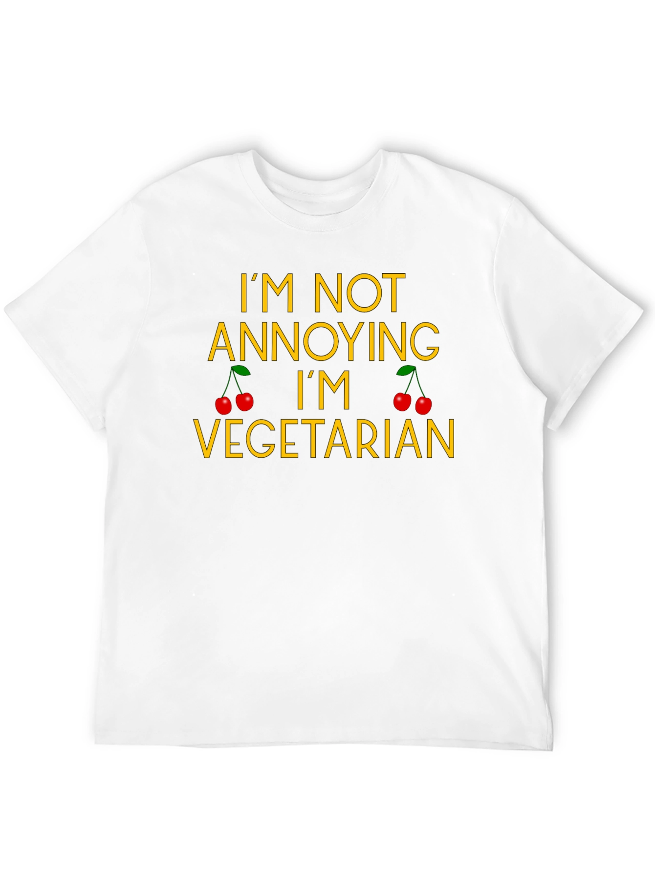 Im Not Annoying Im Vegetarian Graphic T-Shirt