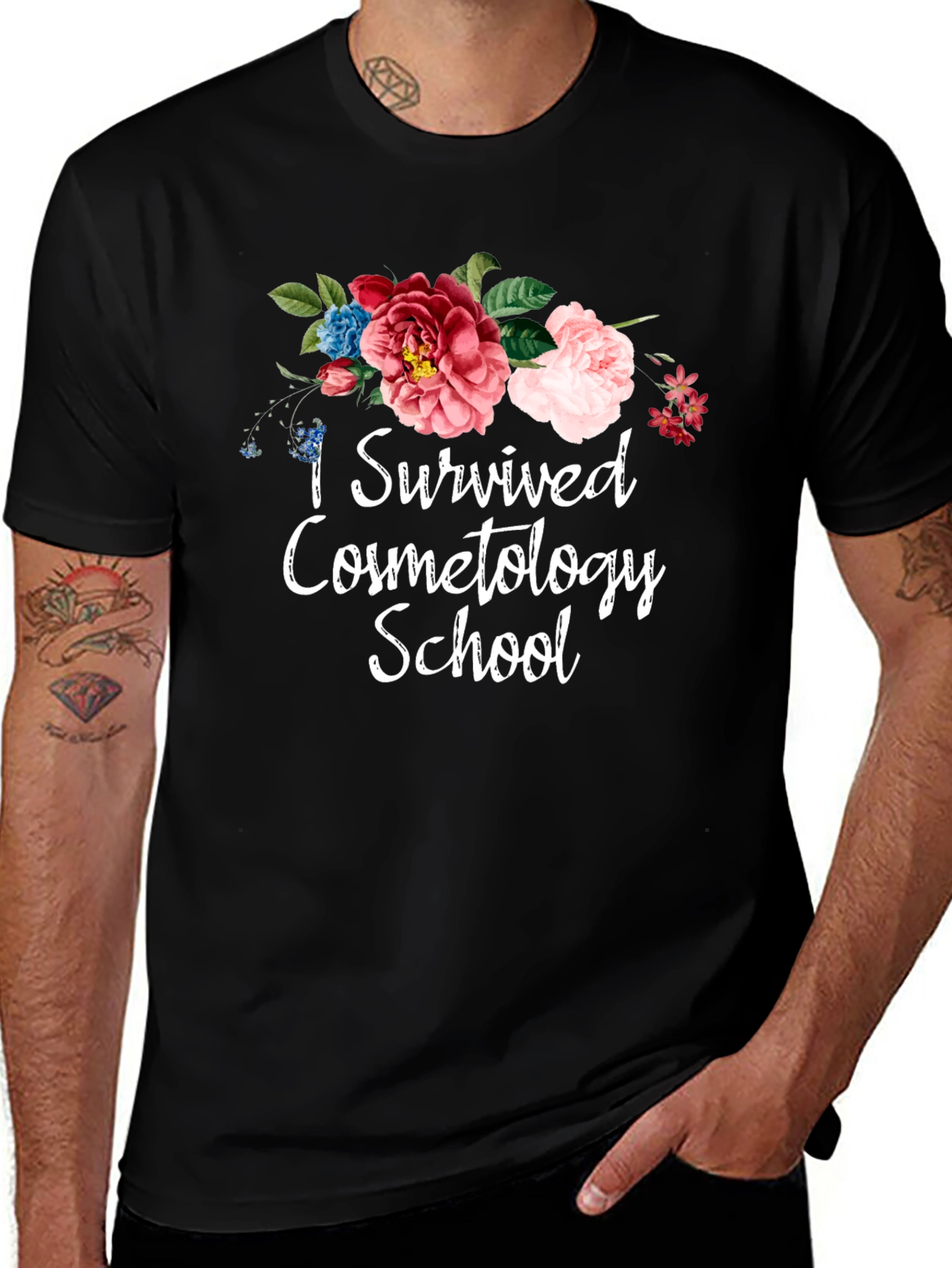 I Survived Cosmetology School Graphic Tee