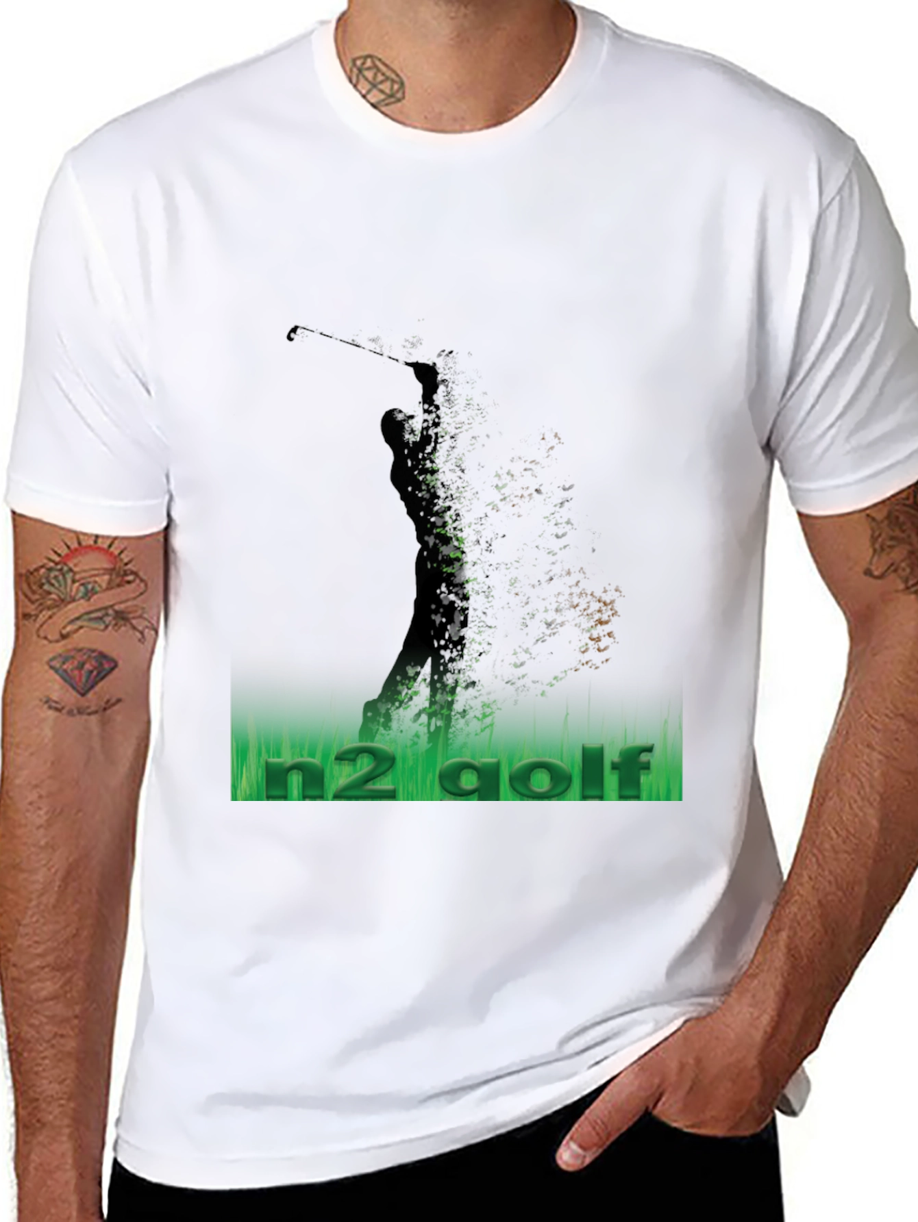 Golf Swing T-Shirt - N2 Golf Design