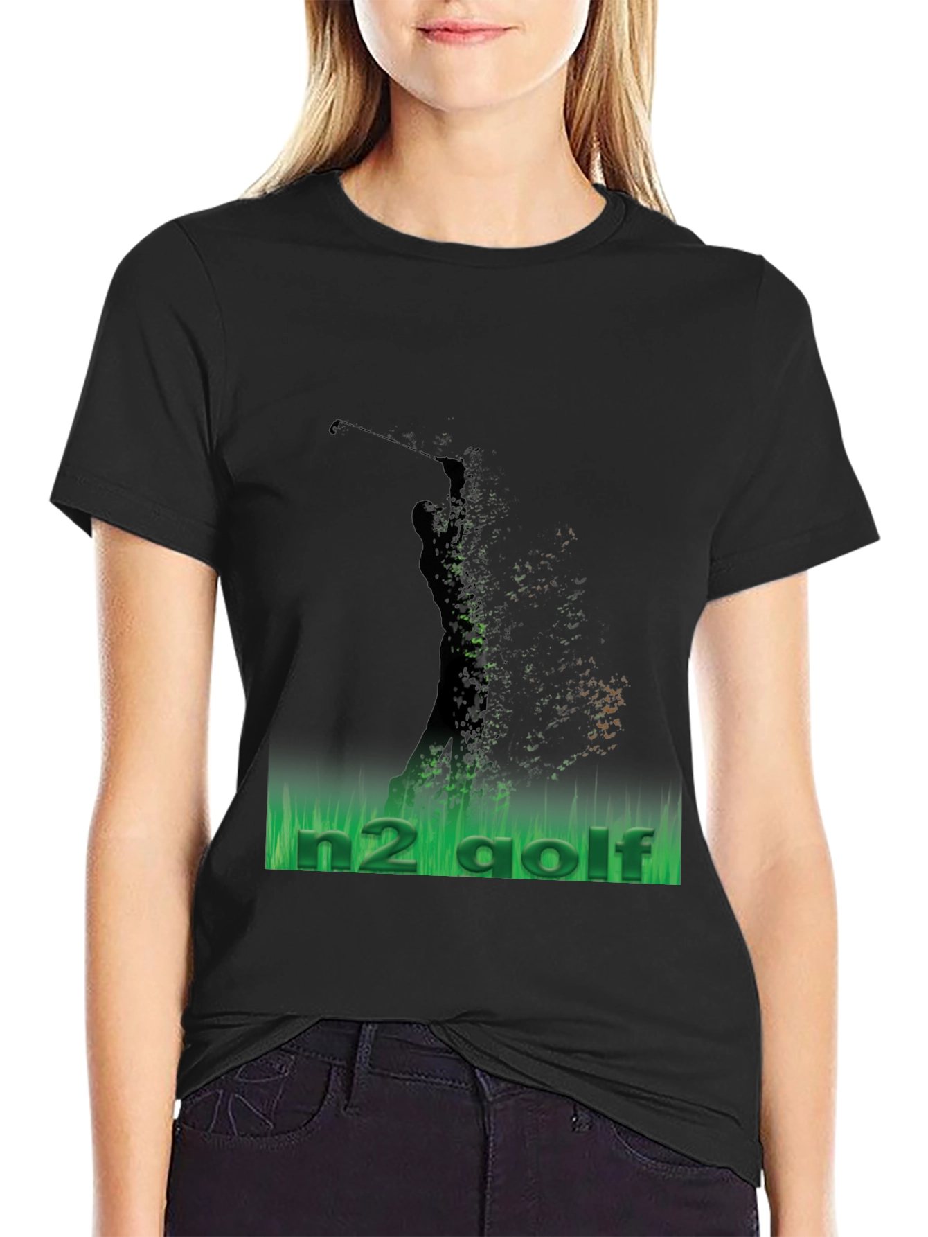 Golf Swing T-Shirt - N2 Golf Design