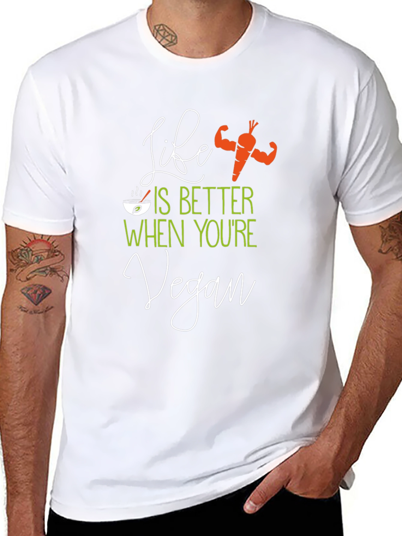 Vegan Life T-Shirt: Life is Better Graphic Tee