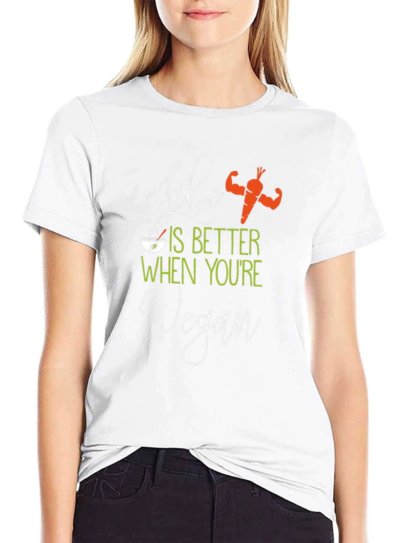 Vegan Life T-Shirt: Life is Better Graphic Tee