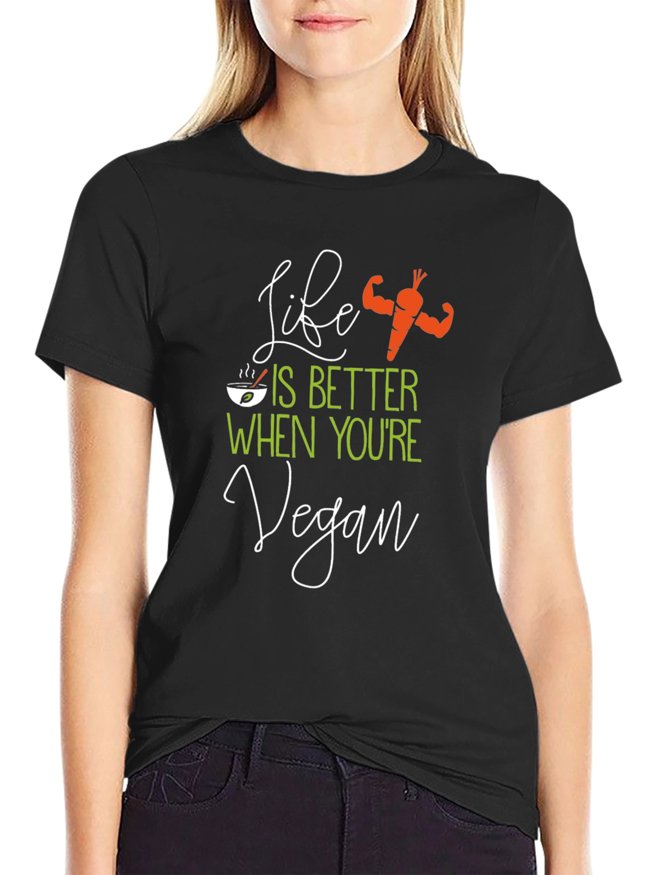 Vegan Life T-Shirt: Life is Better Graphic Tee
