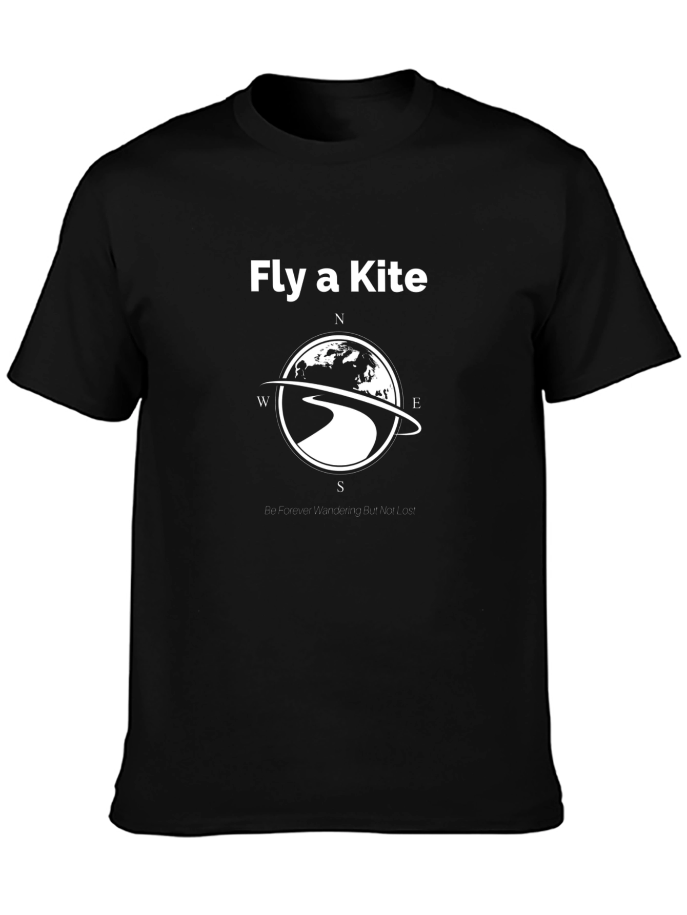 Fly a Kite Compass Graphic T-Shirt - Wanderlust Tee