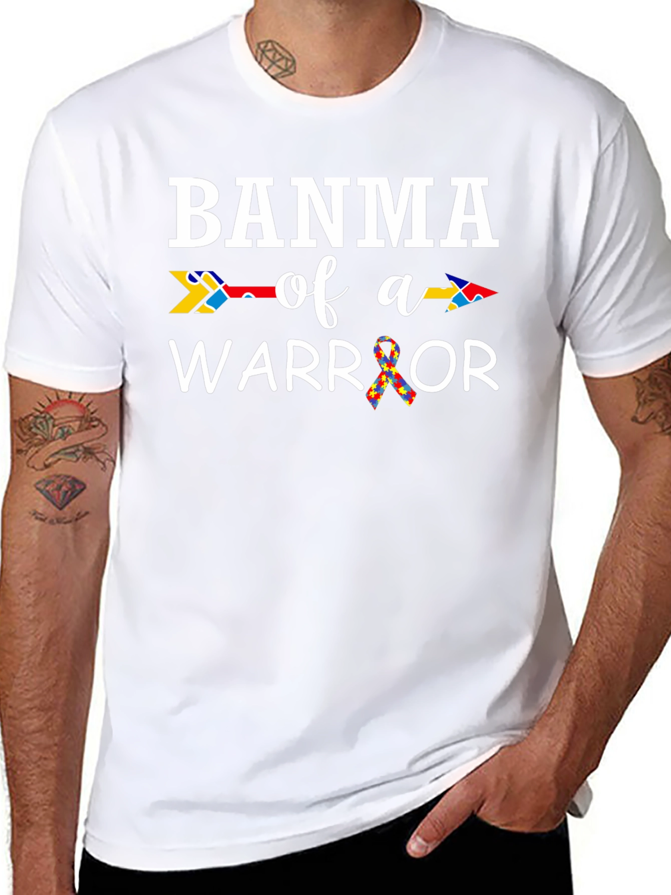 BANMA Warrior Autism Awareness T-Shirt