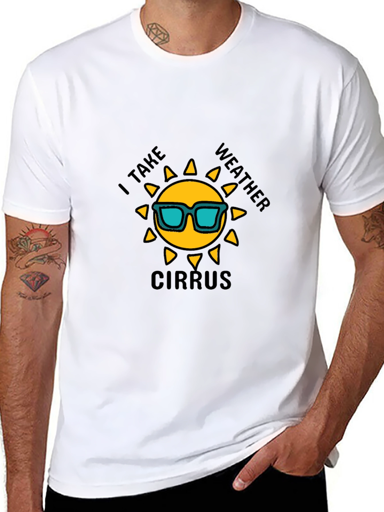 I Take Weather Cirrus T-Shirt - Sunny Day Fun