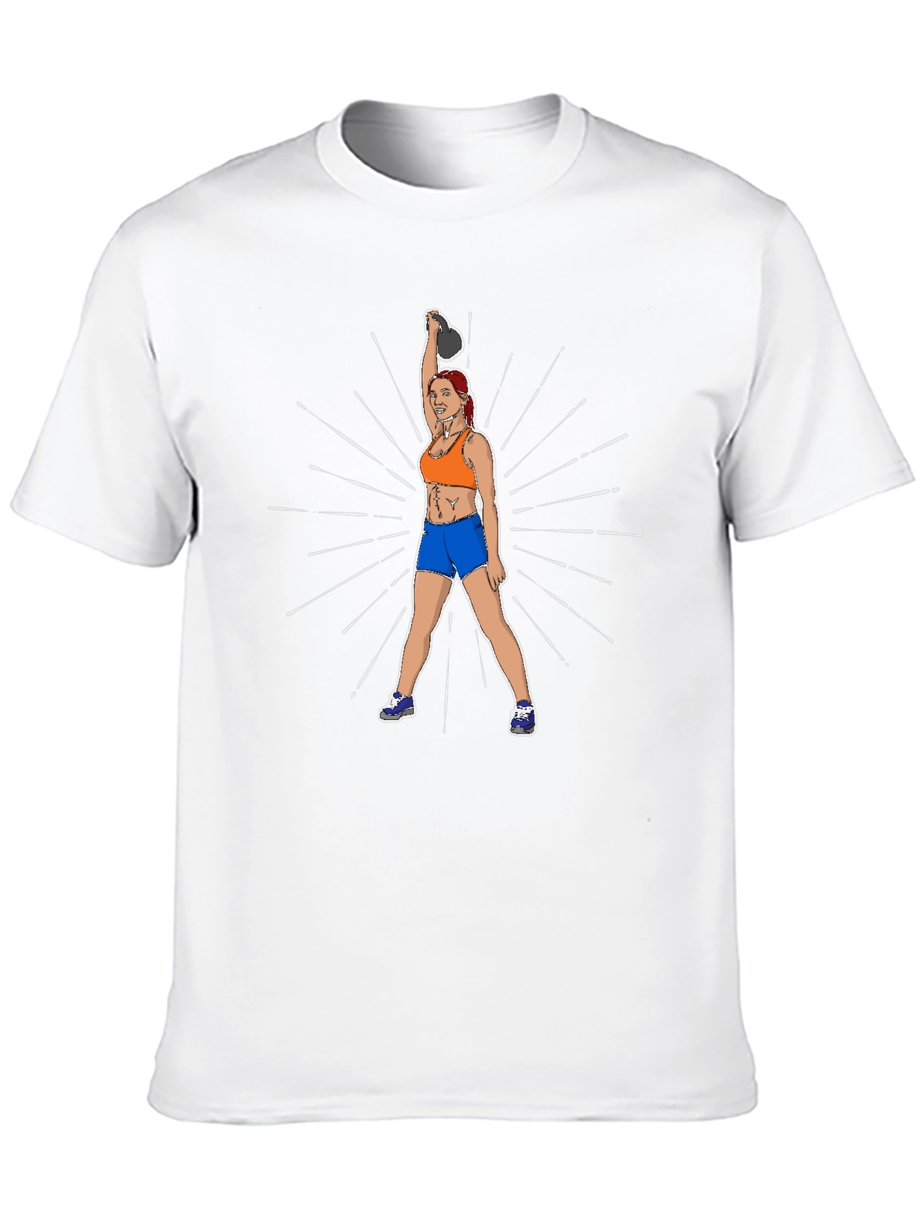 Kettlebell Workout T-Shirt for Fitness Lovers
