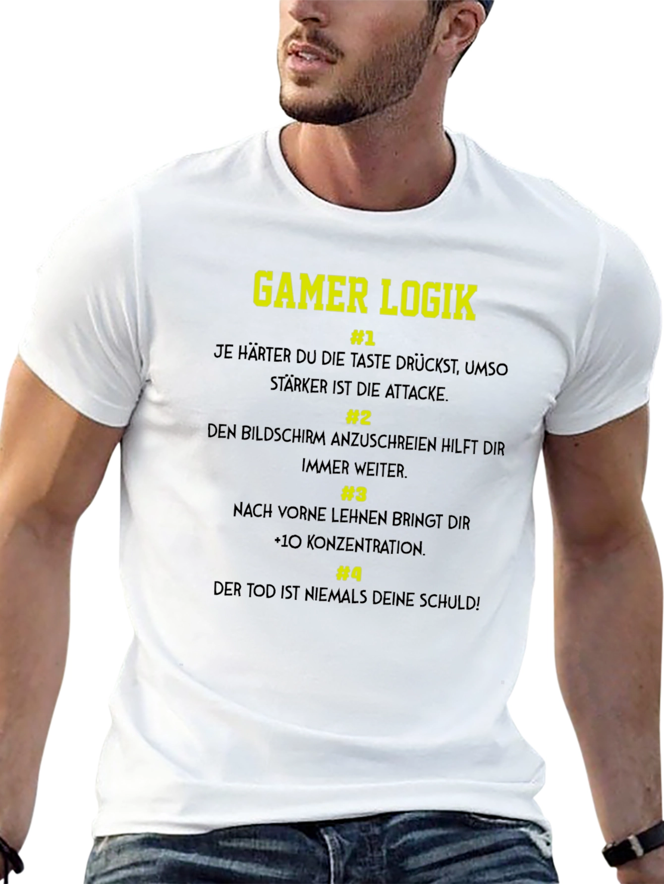 Gamer Logik T-Shirt - Funny Gaming Tee