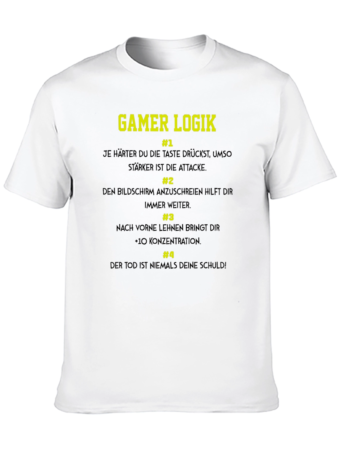 Gamer Logik T-Shirt - Funny Gaming Tee