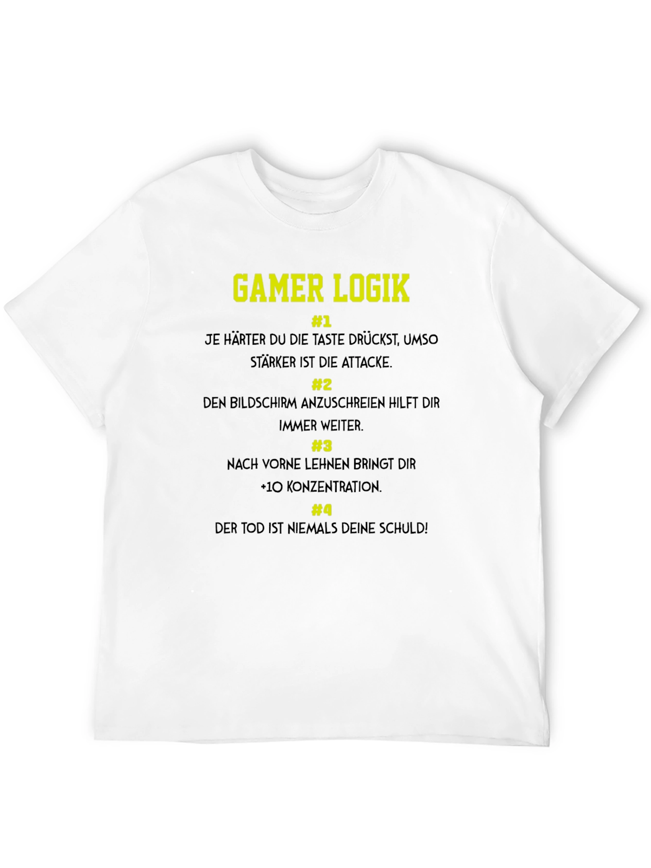 Gamer Logik T-Shirt - Funny Gaming Tee