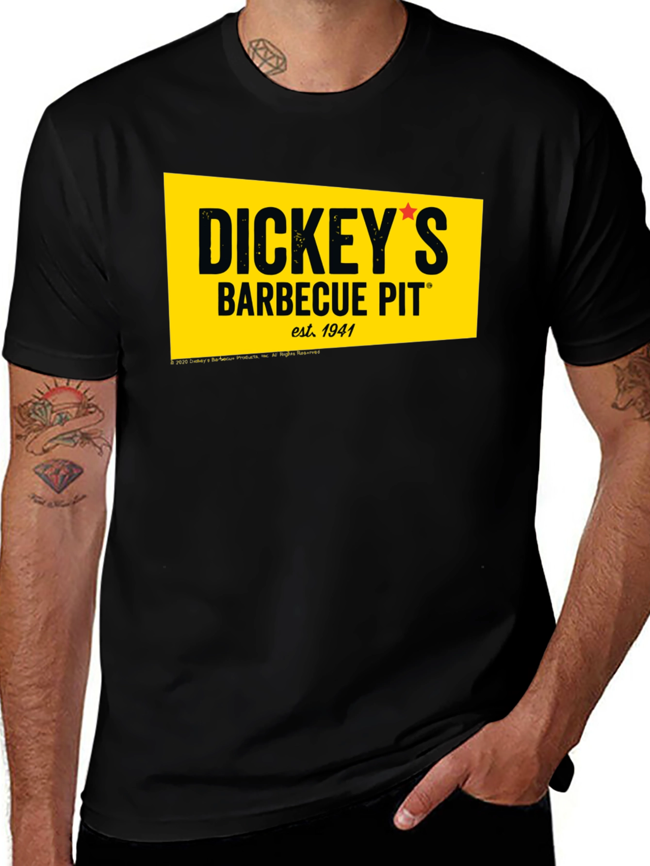 Dickeys Barbecue Pit Black T-Shirt