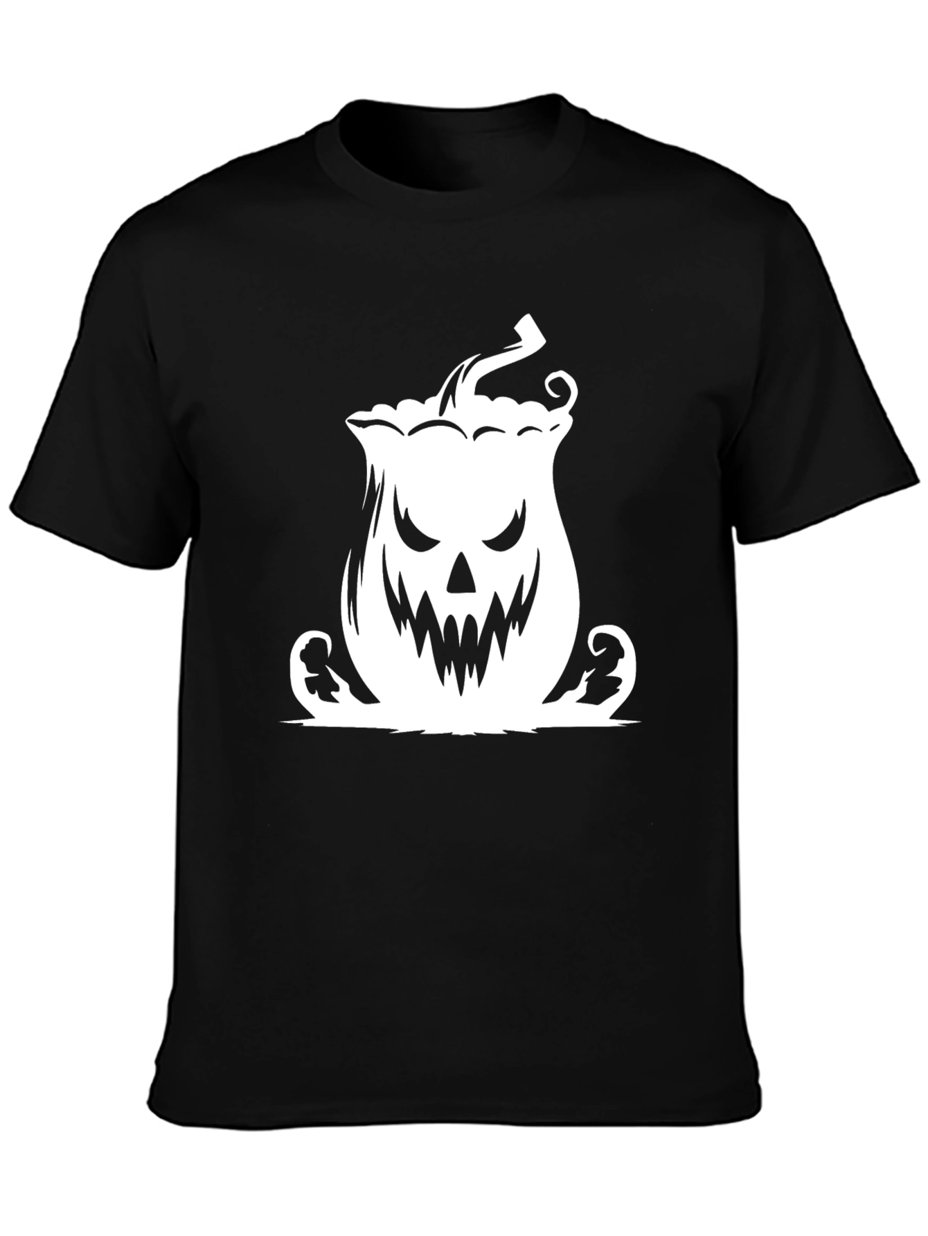 Spooky Pumpkin Graphic Tee - Halloween T-Shirt