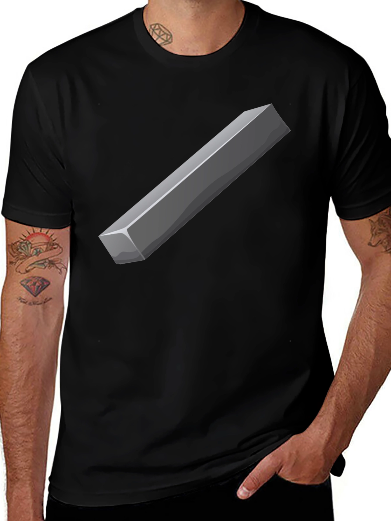Geometric Block Graphic Tee - Cool Streetwear