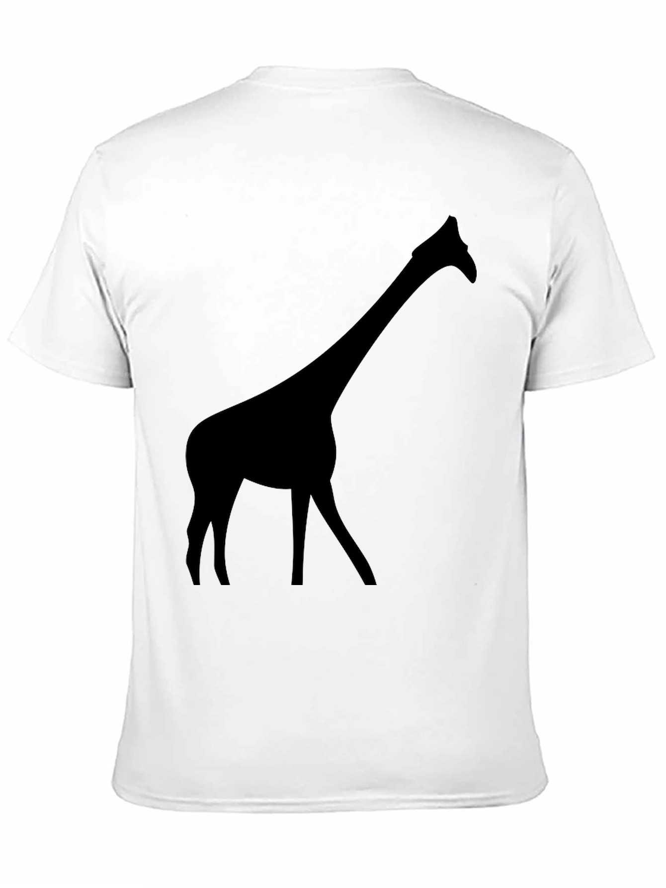 Black Giraffe Silhouette T-Shirt