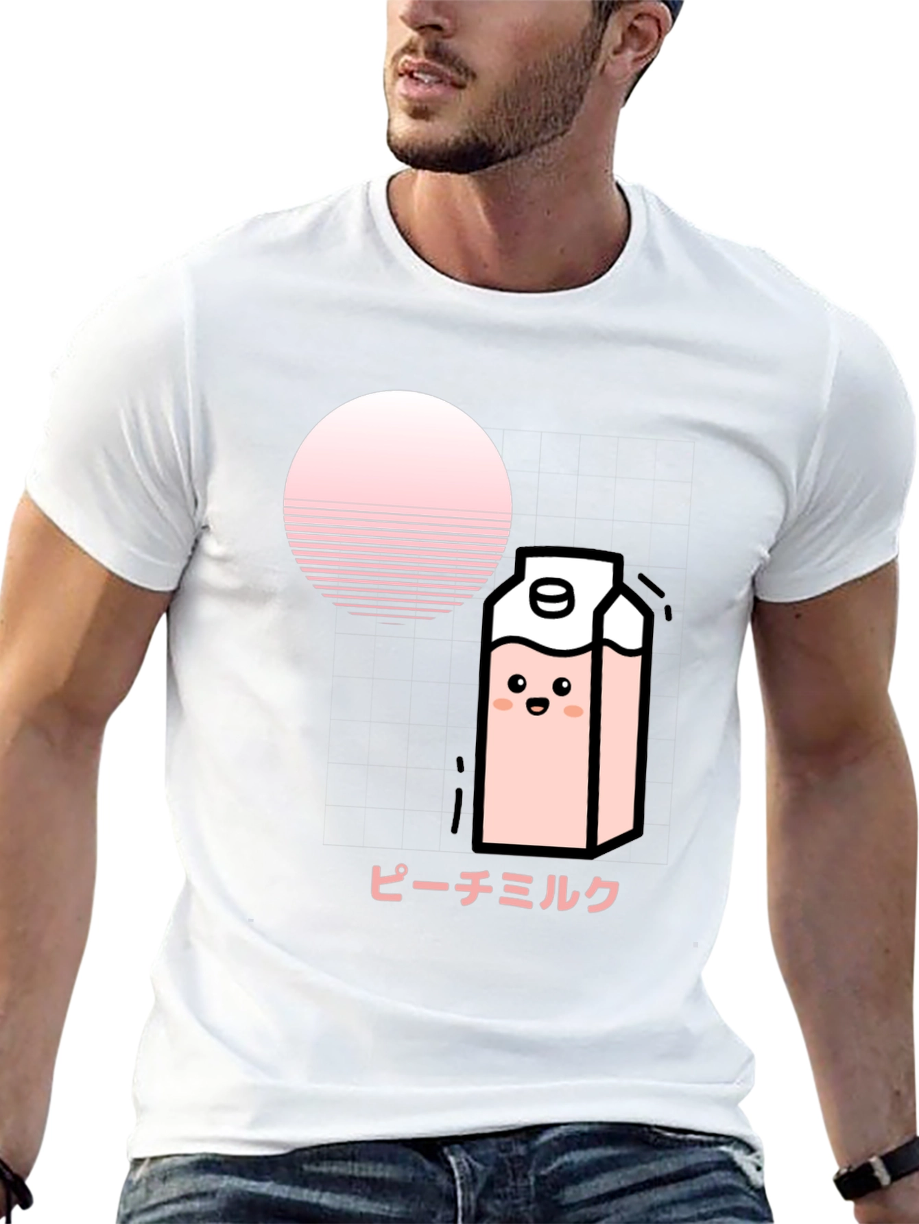 Peach Milk Kawaii T-Shirt