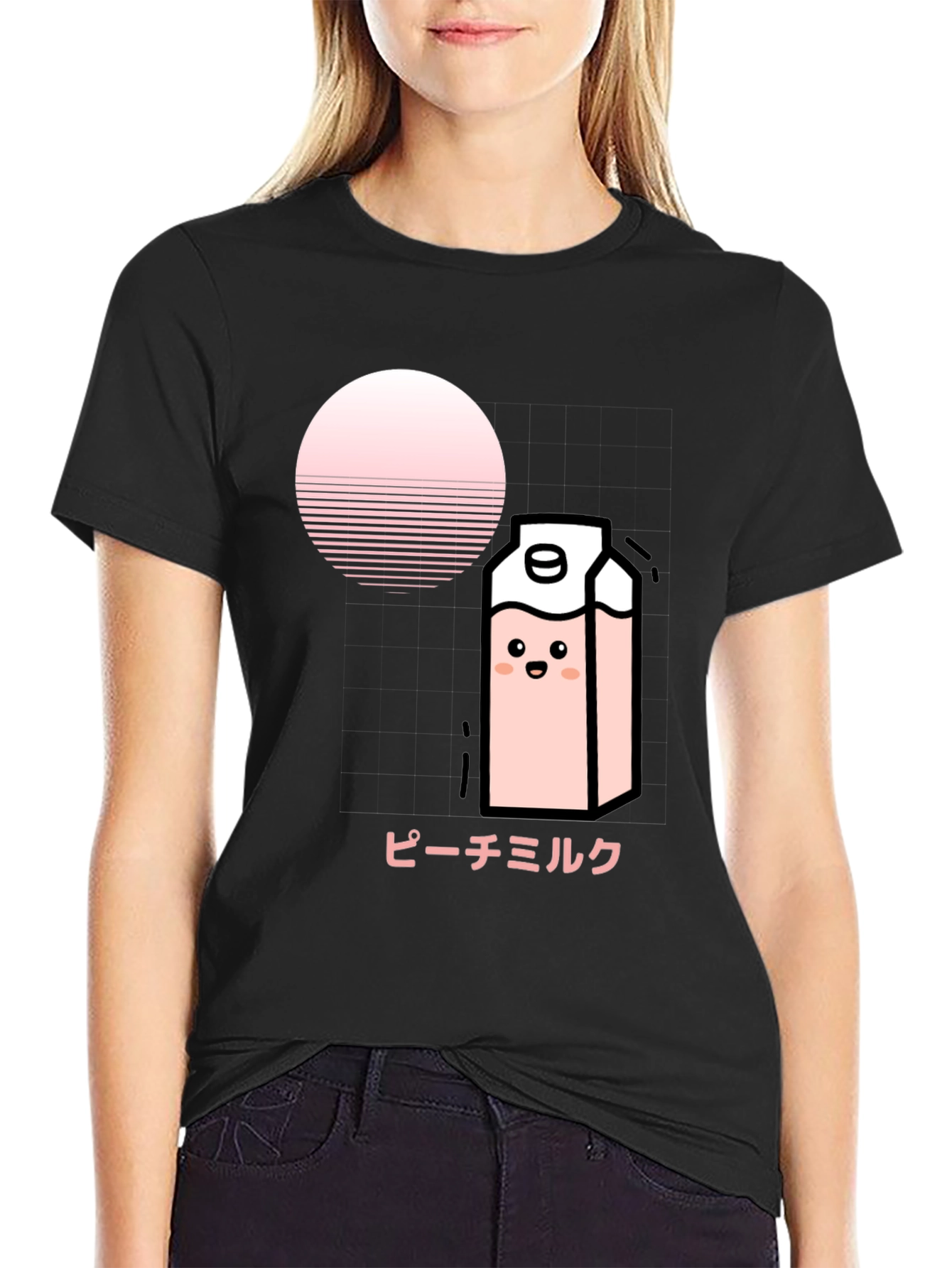 Peach Milk Kawaii T-Shirt