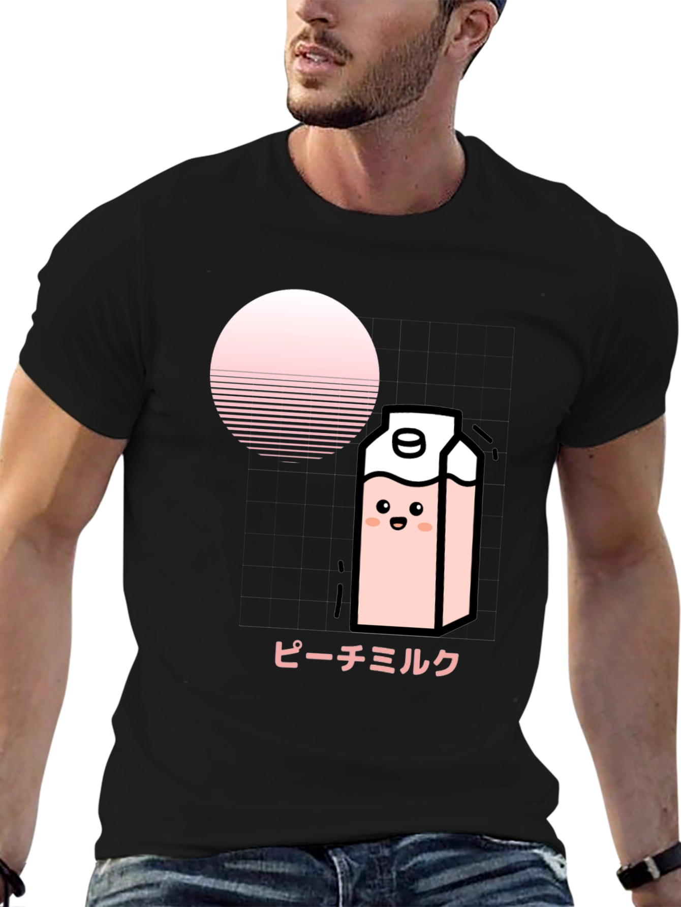 Peach Milk Kawaii T-Shirt