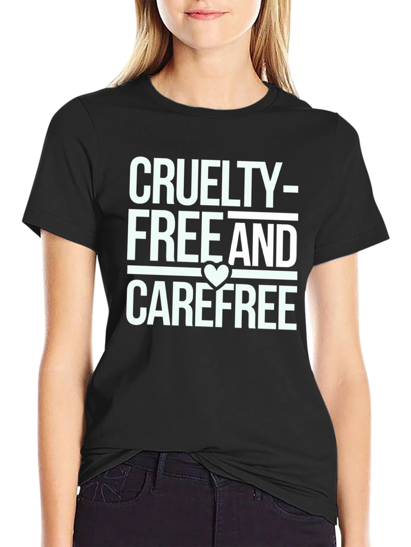 Cruelty-Free and Carefree Graphic Tee