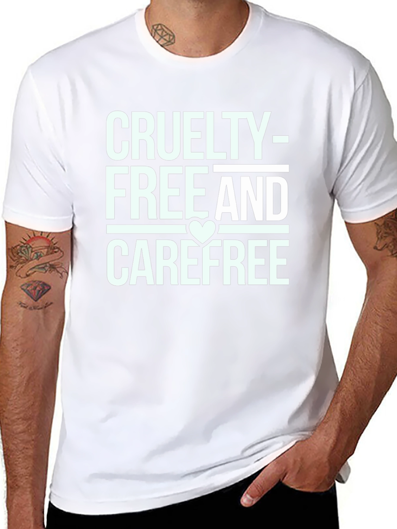 Cruelty-Free and Carefree Graphic Tee