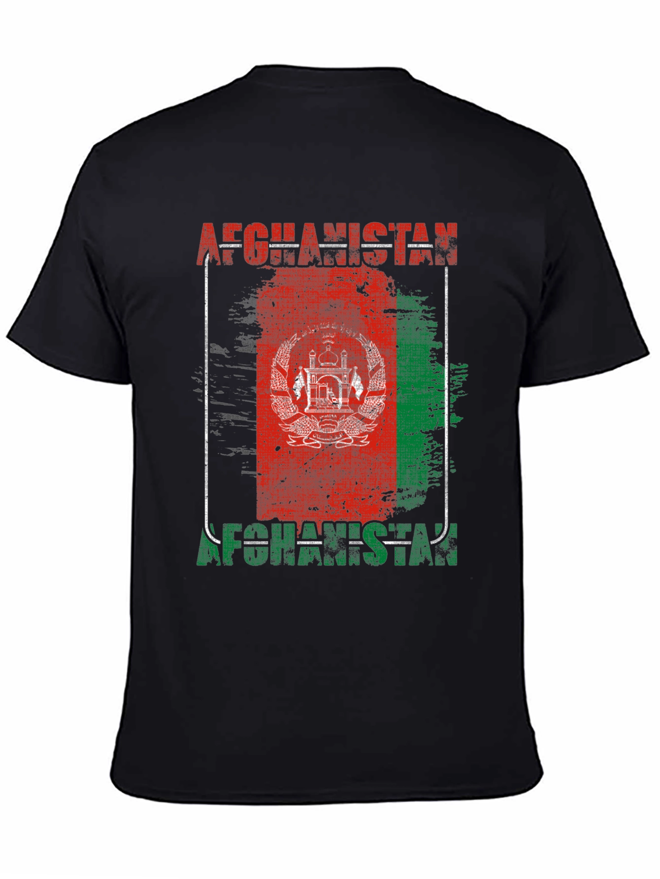 Afghanistan Flag Graphic T-Shirt