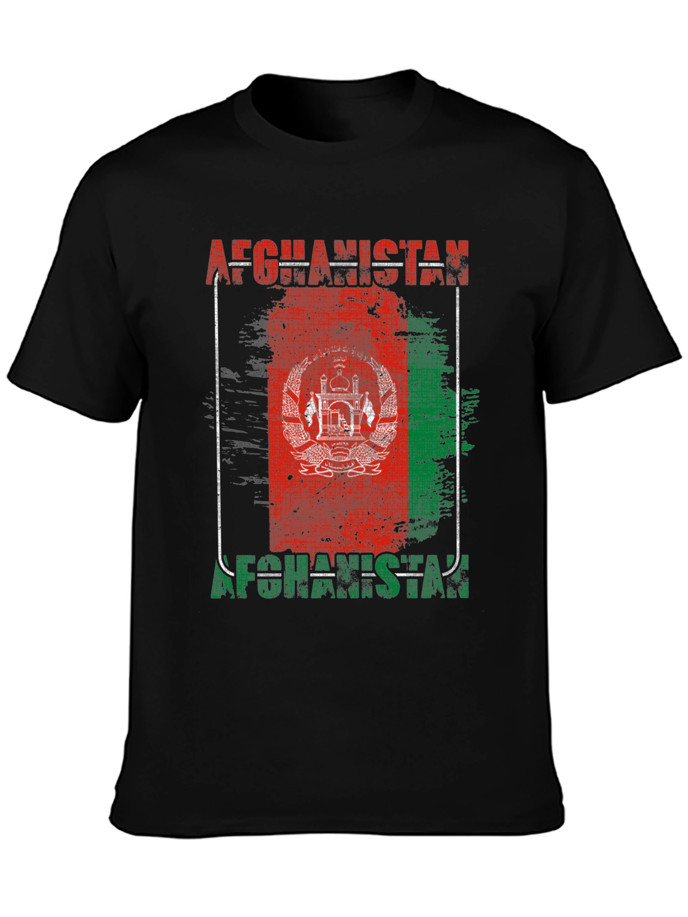 Afghanistan Flag Graphic T-Shirt
