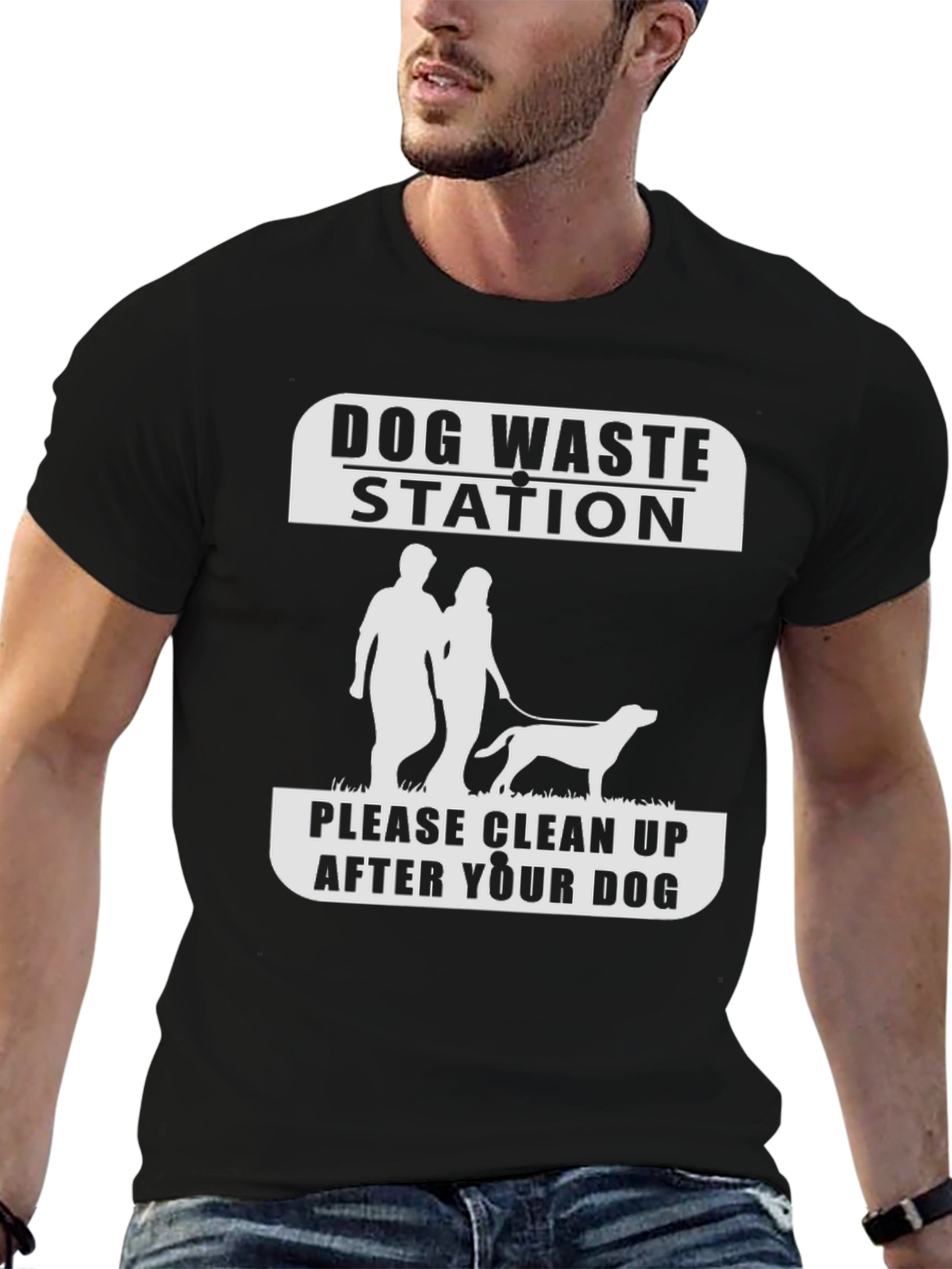 Dog Waste Station Novelty T-Shirt