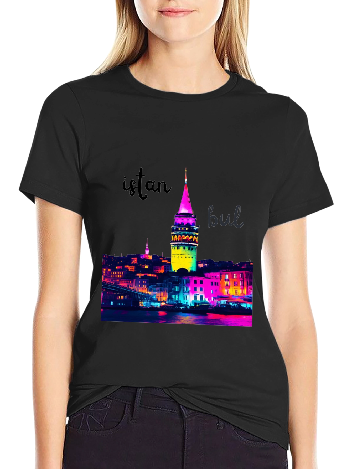 Istanbul Cityscape Graphic T-Shirt