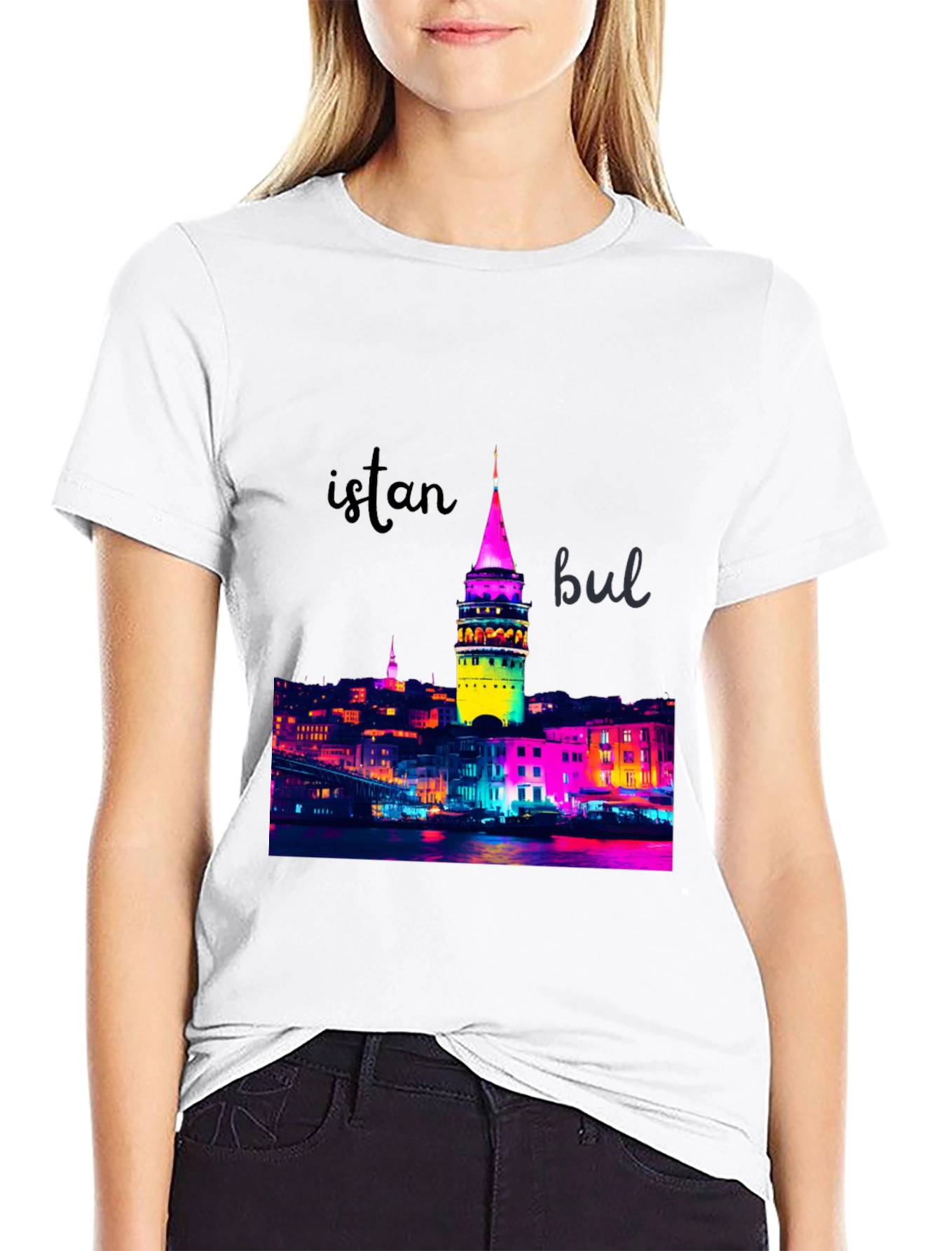 Istanbul Cityscape Graphic T-Shirt
