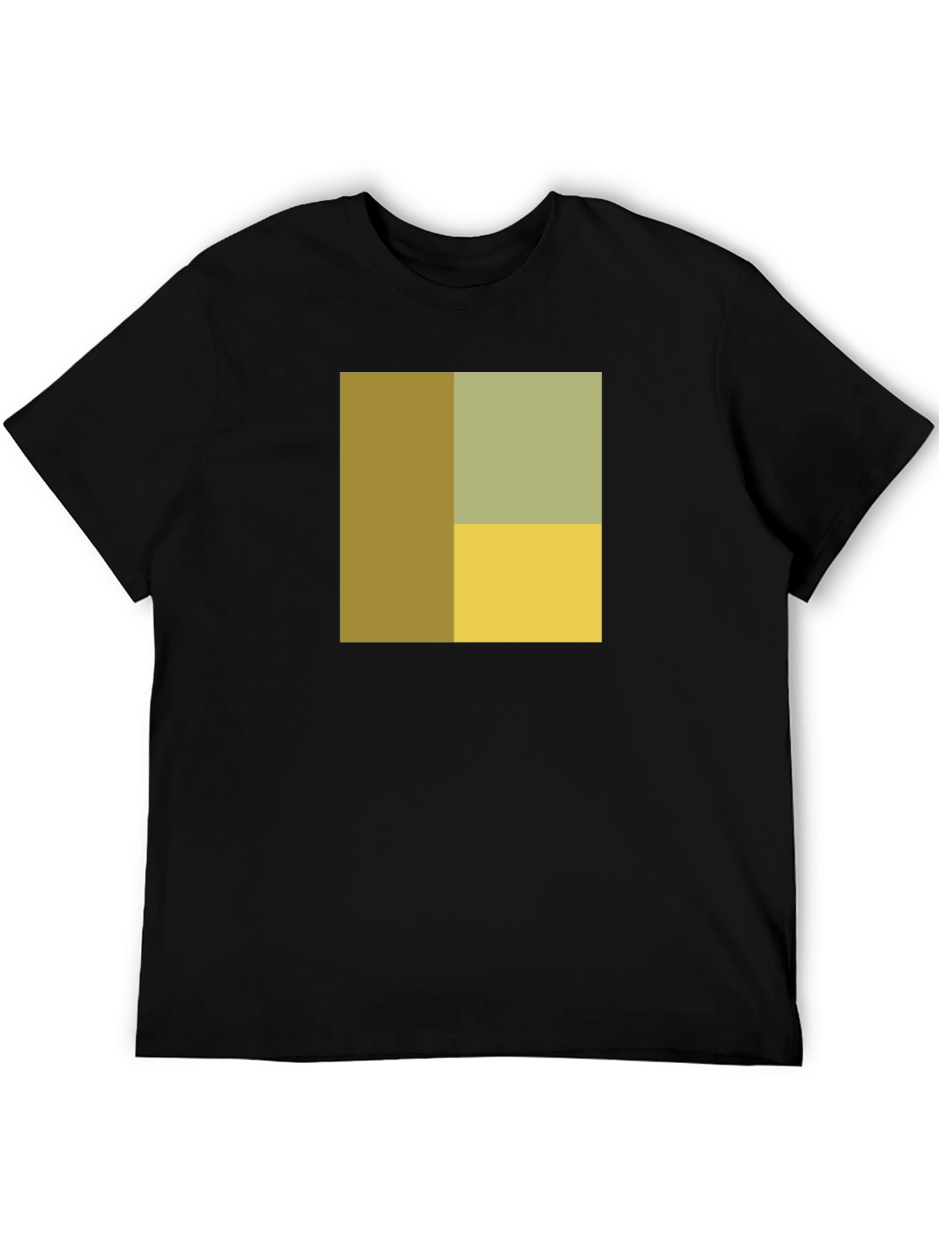 Abstract Block Print Tee - Soft Cotton Blend