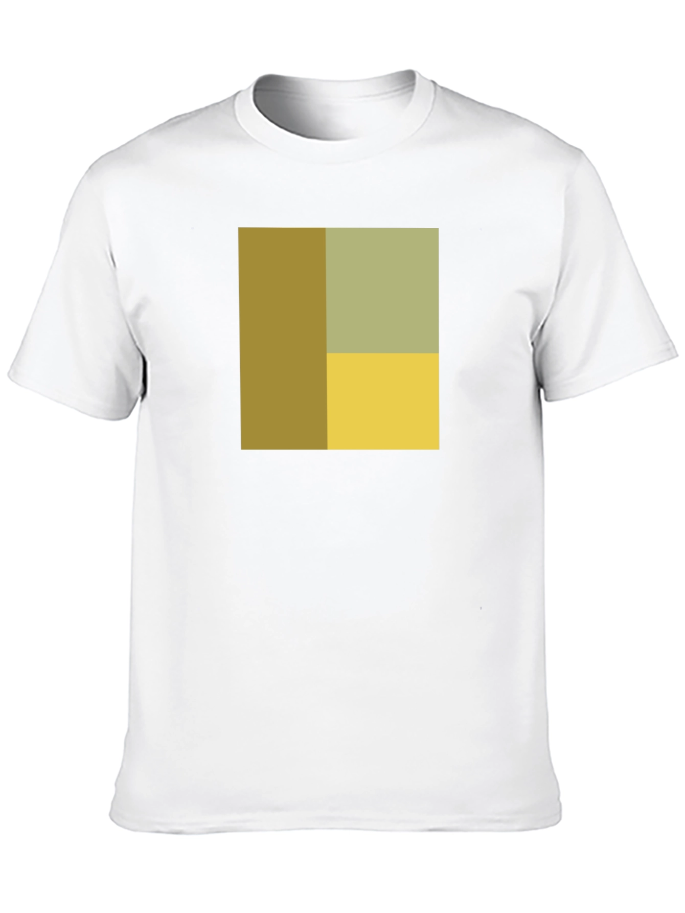 Abstract Block Print Tee - Soft Cotton Blend