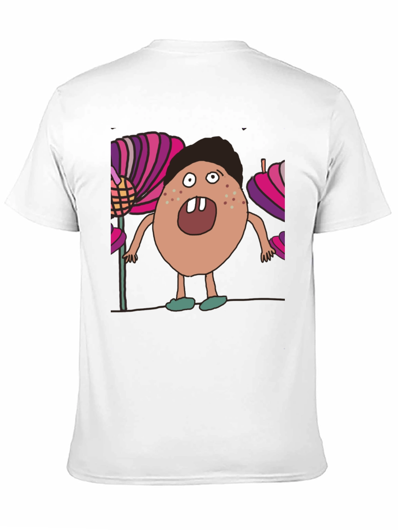 Cartoon Monster T-Shirt - Unique Graphic Tee