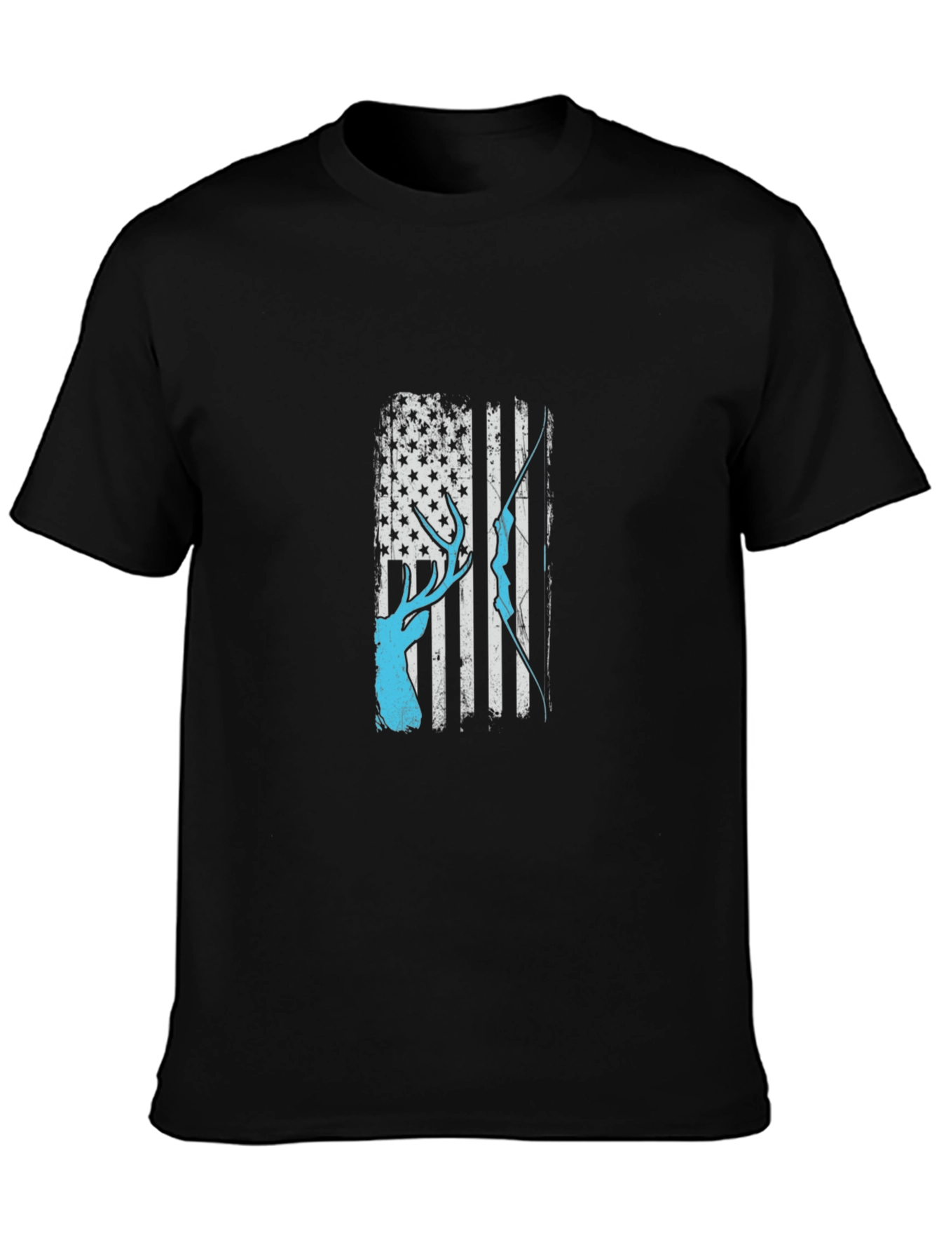 Deer Hunting Flag Graphic Tee