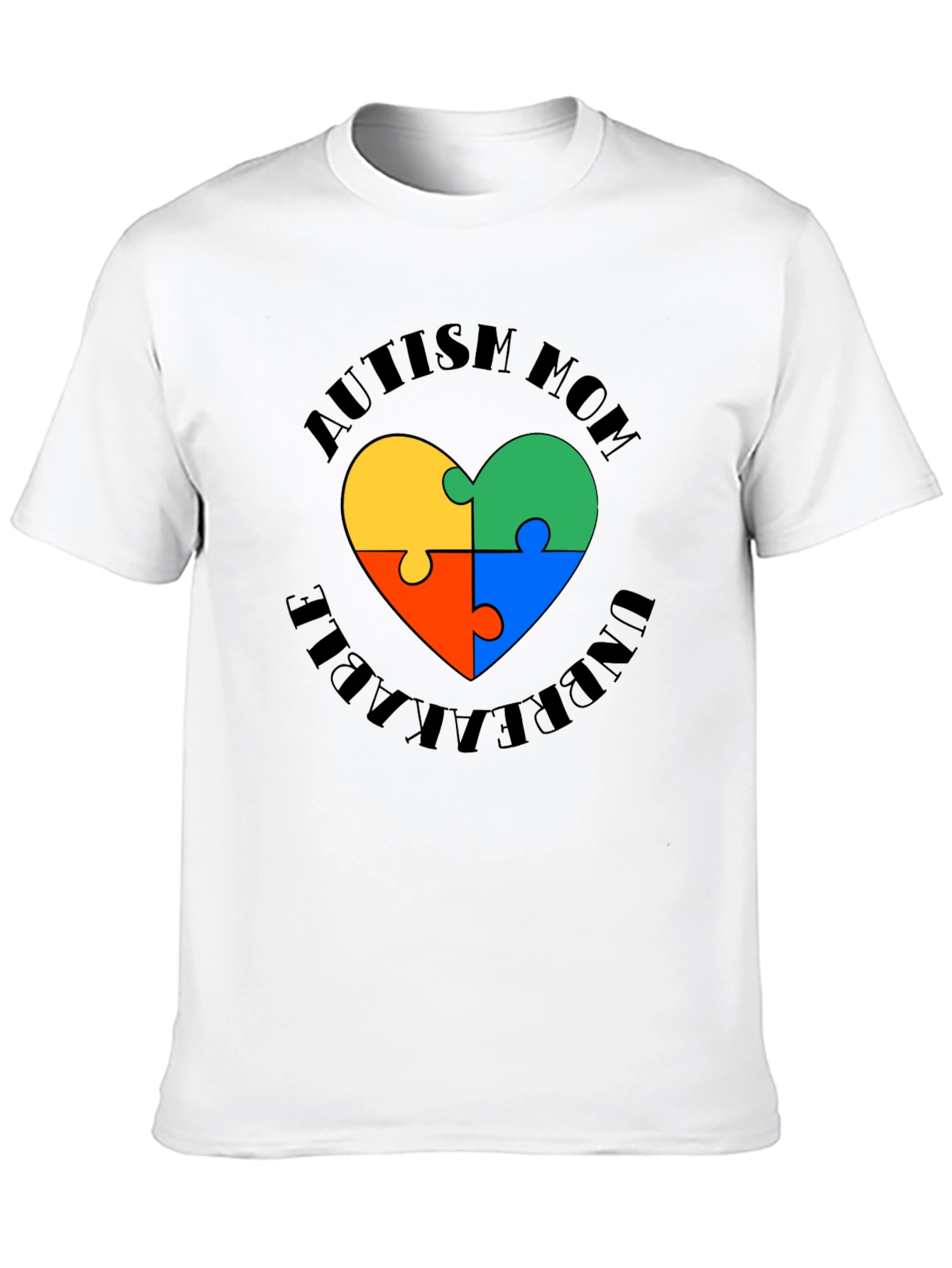 Autism Mom Unbreakable Heart T-Shirt