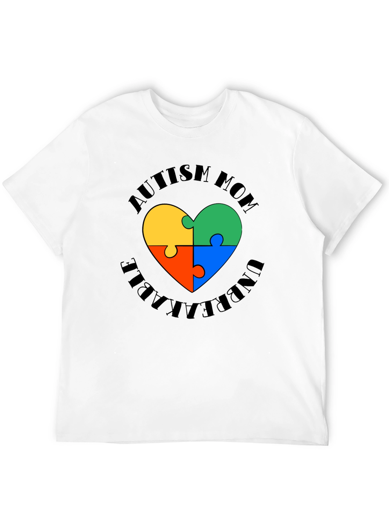 Autism Mom Unbreakable Heart T-Shirt