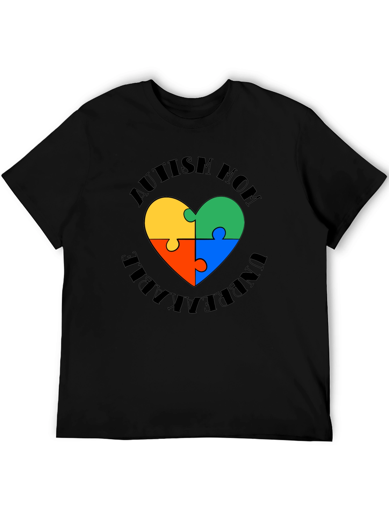 Autism Mom Unbreakable Heart T-Shirt