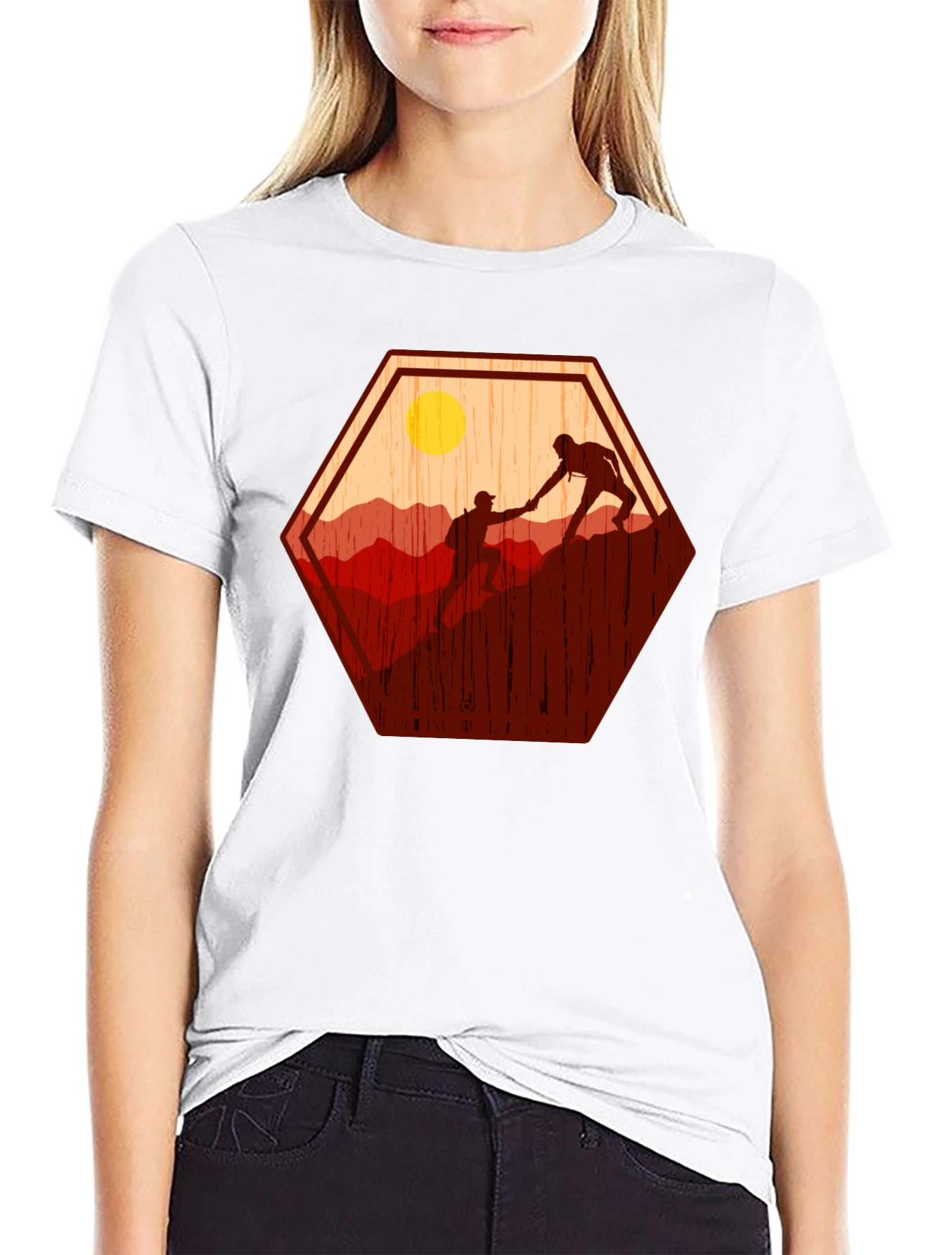Climbing Partners Graphic T-Shirt - Black