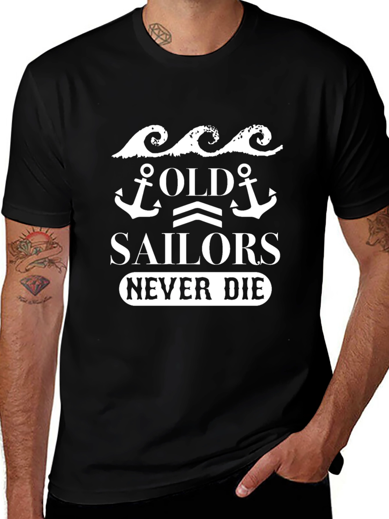 Old Sailors Never Die Graphic T-Shirt